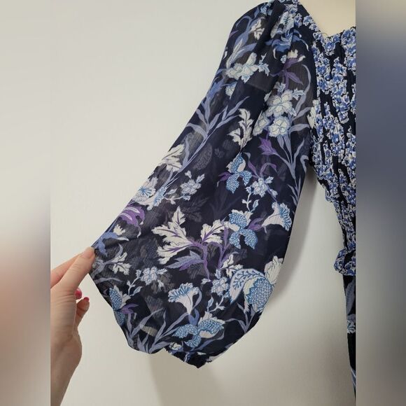 Taylor Chiffon Floral Print Maxi Dress NWOT - Picture 4 of 8